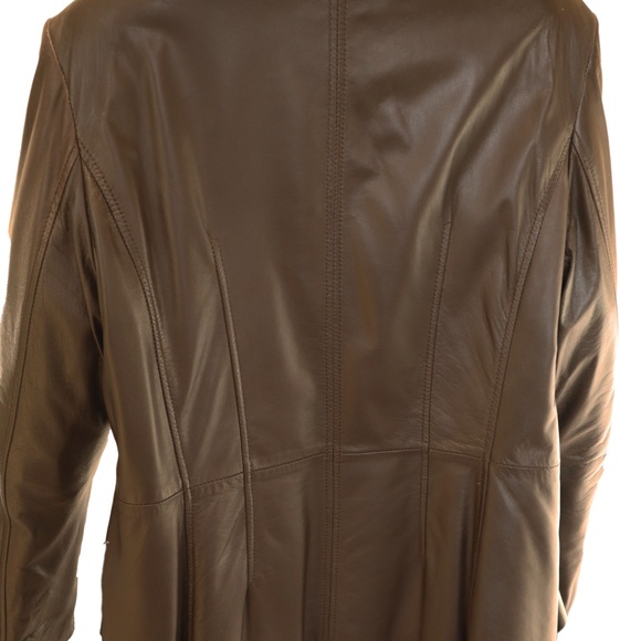 Danier , dark brown, leather jacket, XL - Picture 3 of 13